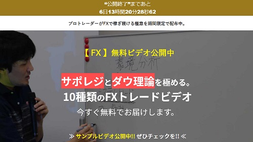 東進トレーディングゼミナール サポレジとダウ理論を極める 10種類のfxトレードビデオ 無料プレゼントは詐欺で稼げない 口コミや評判を徹底調査しました 副業詐欺110番