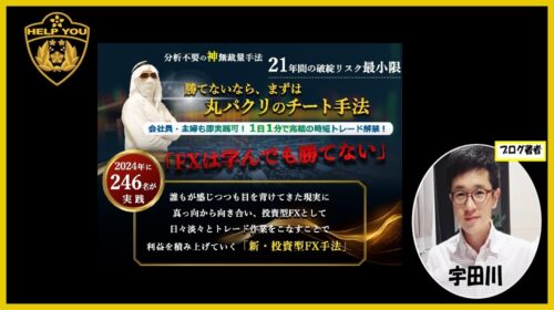 八条一真、浅野恵奈|八条流FX完全無裁量無思考トレード手法は詐欺で稼げないFX案件?口コミや評判を徹底調査しました!のイメージ画像